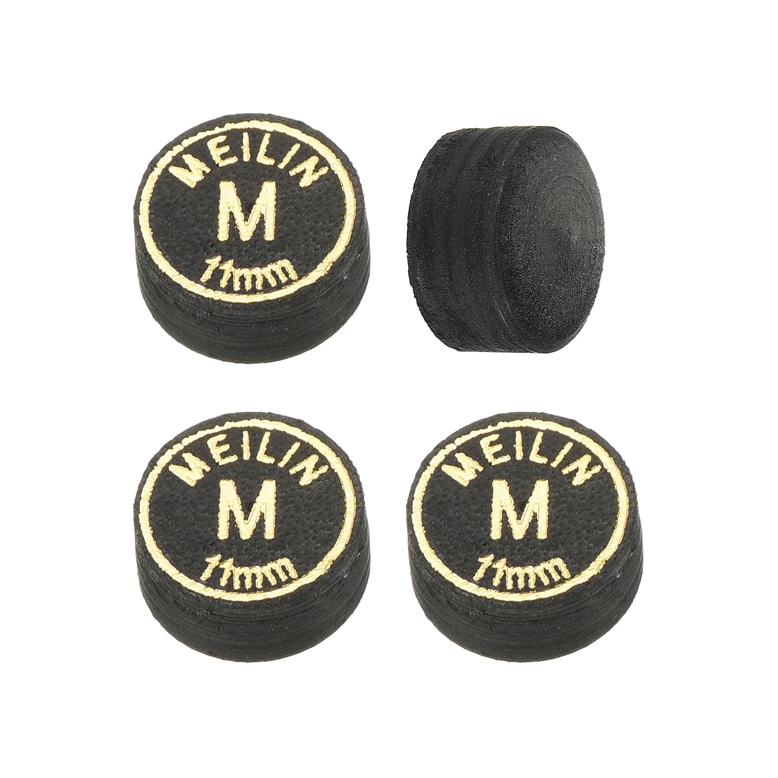 Uxcell 11mm Glue on Laminated Medium Pool Billiard Stick Cue Tips