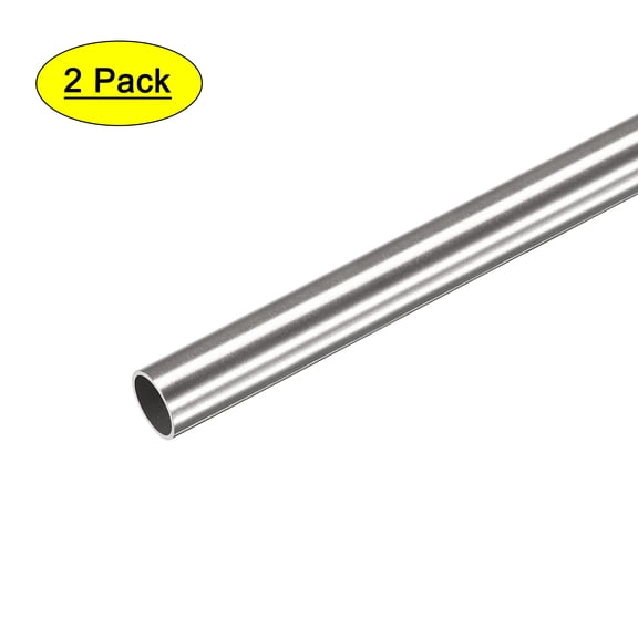 Uxcell 11mm OD 0.5mm Wall Thickness 250mm Length 304 Stainless Steel Tube 2 Pack