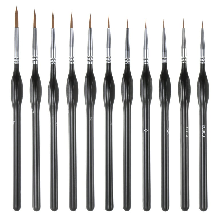 Different Styles and Sizes 11PCS Artist Paint Brush Set for Oil