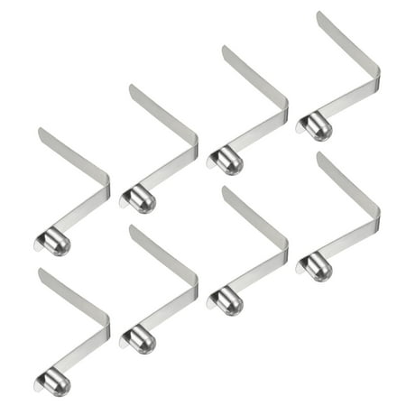 Uxcell 11x9mm Kayak Paddle Snaps, Solid Button Single Pin Lock Tube Spring Clips for Tent Pole, 8 Pack