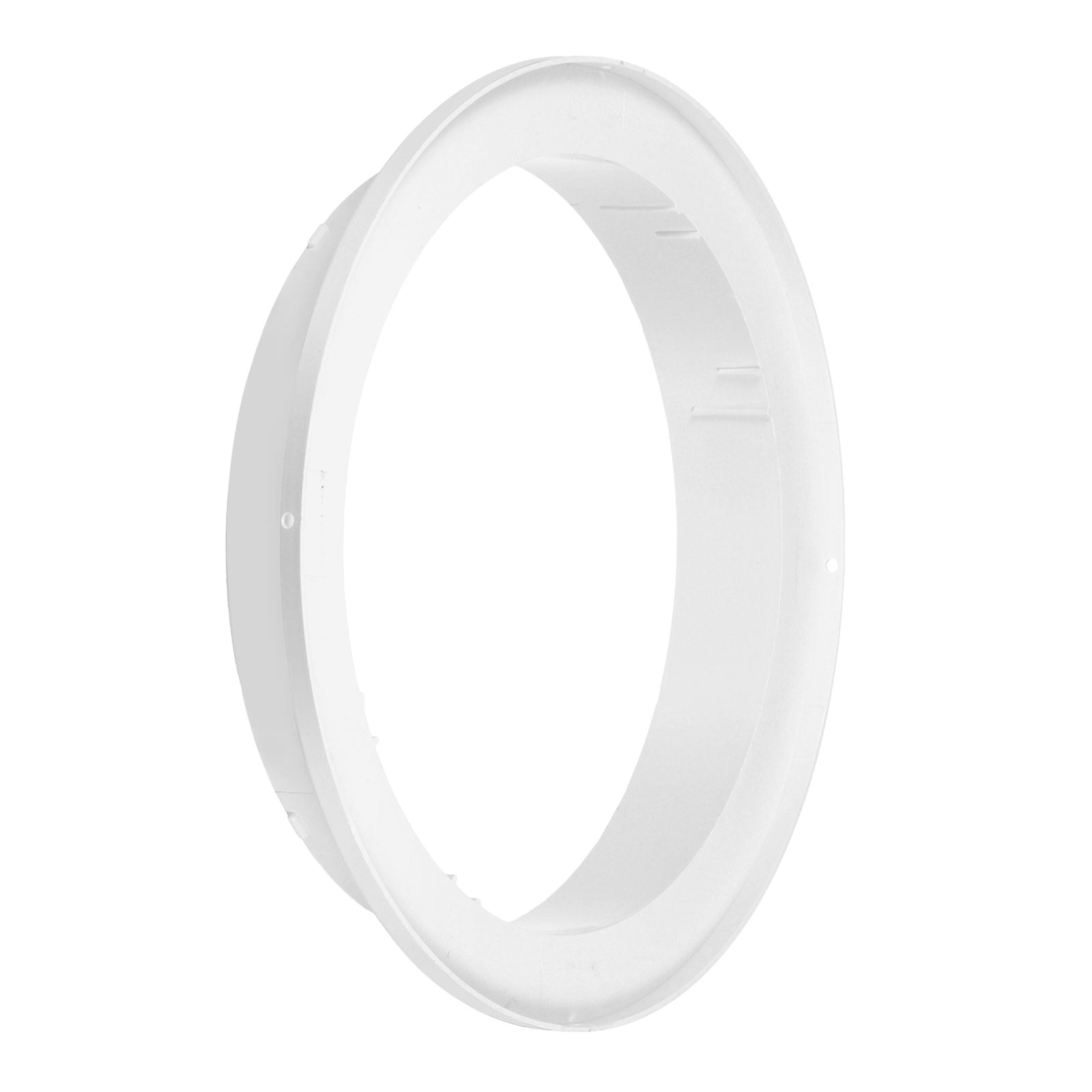 Uxcell 12 to 10 Inch Duct Reducer, 1Pcs ABS Air Duct Adapter HAVC Pipe Connector Dryer Vent Adapter Increaser Reducer for Inline Ventilation System, White (150mm to 100mm)