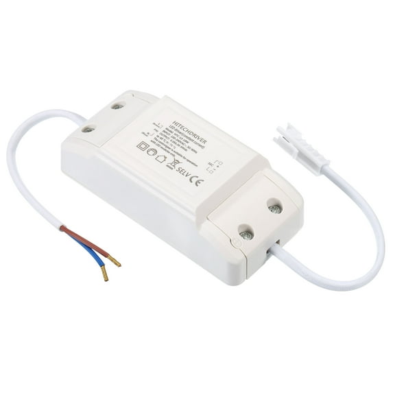Uxcell 12-18W 280mA LED Driver AC 100-240V Output 36-54V DC Male Connector Transformer