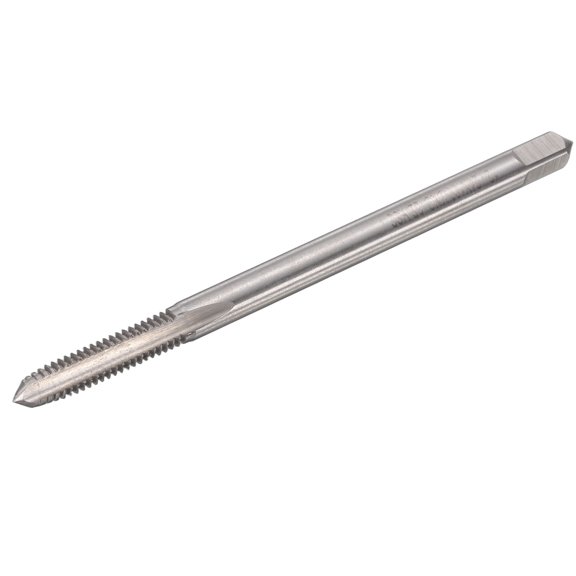 Uxcell 12-24 UNC High Speed Steel 6542 4" Length 3 Straight Flute Screw Thread Tap