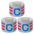 thumbnail image 1 of Uxcell 12.2x2.5" Soccer Captain C Armband, 3 Pack Nylon Unisex Elastic Badge Adjustable for Youth Team Training, Grey, 1 of 5