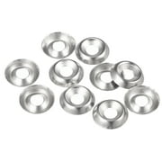 Uxcell  #12 304 Stainless Steel Cup Washer Countersunk for Screw Bolt 50 Pack
