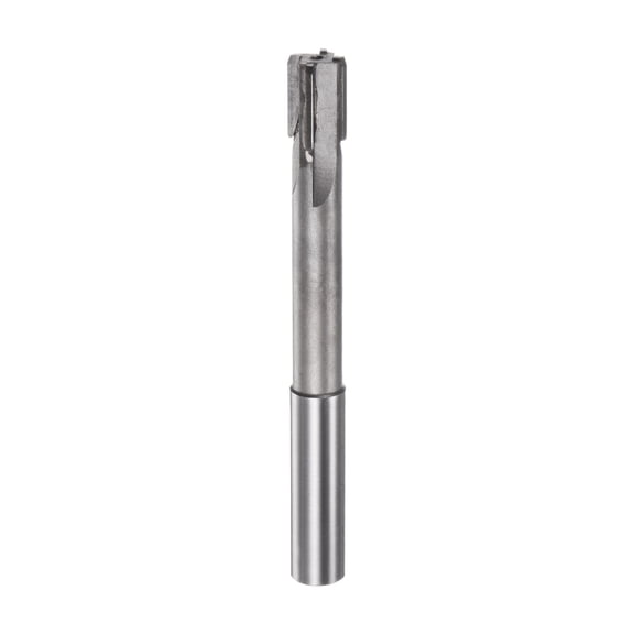 Uxcell 12.6mm H7 C1/K30 Tungsten Carbide Tip Straight Flutes Lathe Machine Chucking Reamer