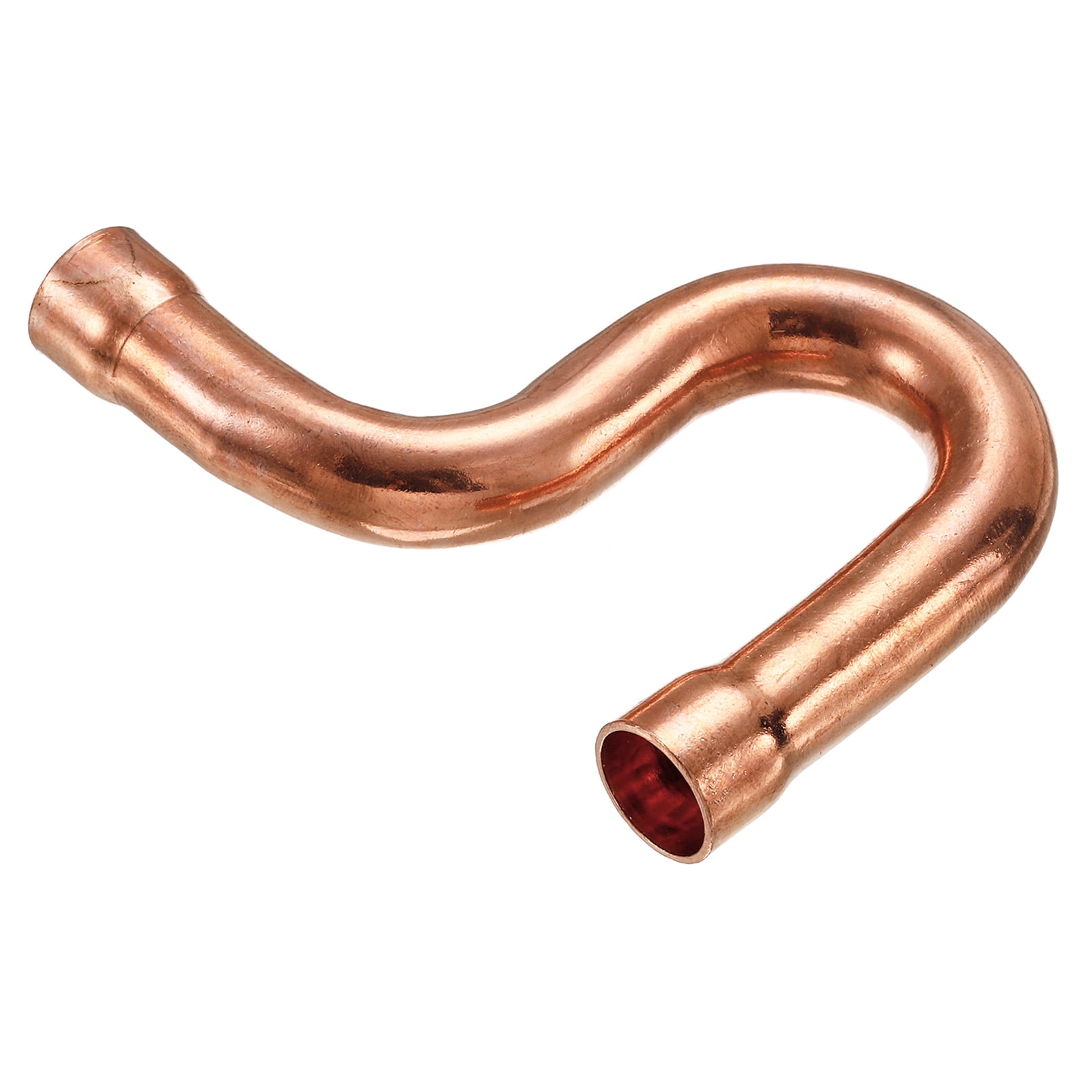 Uxcell 12.7mm OD P Type Copper Pipe Fitting Pressure Sweat Ends Welding Tubing