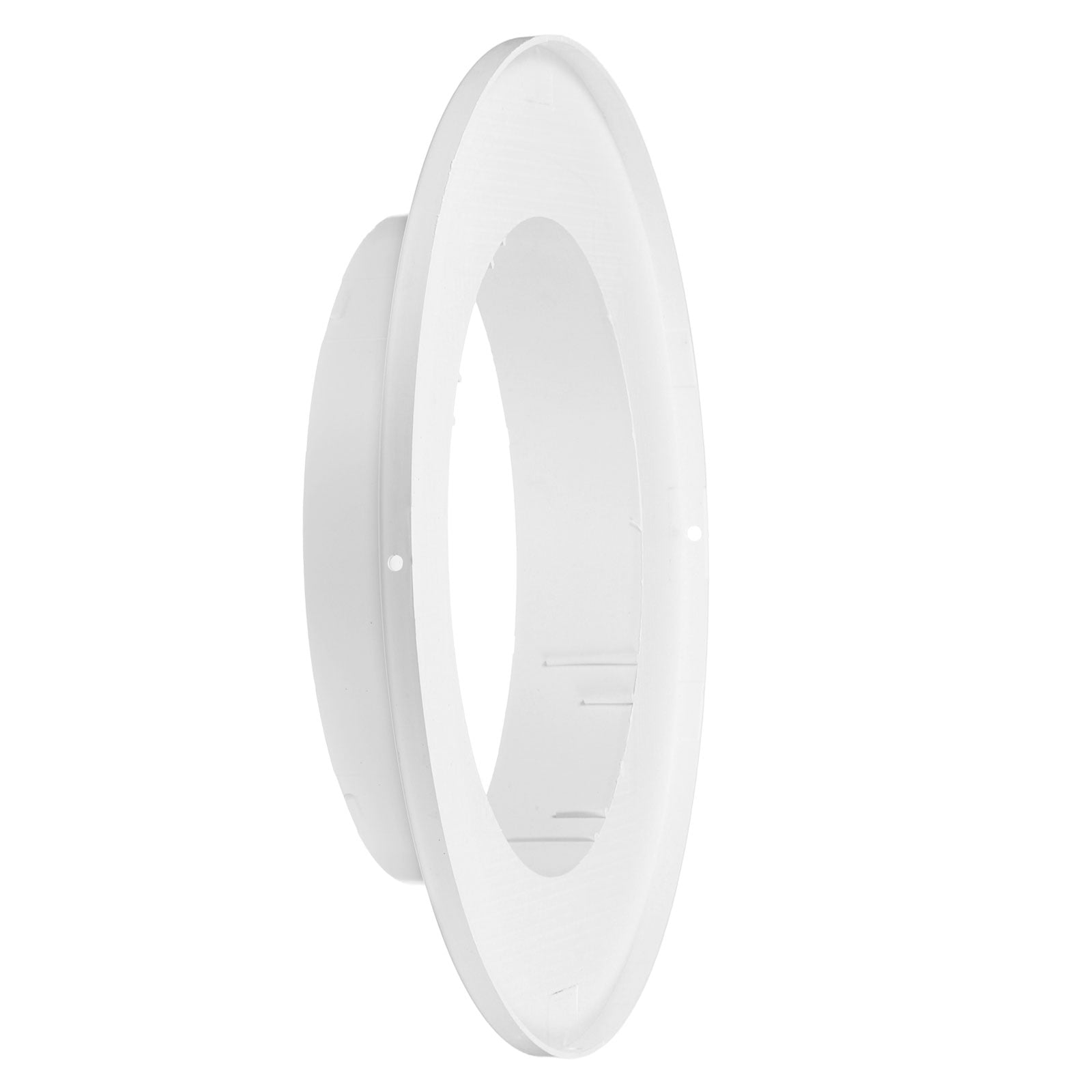 Uxcell 12 to 8 Inch Duct Reducer, 1Pcs ABS Air Duct Adapter HAVC Pipe Connector Dryer Vent Adapter Increaser Reducer for Inline Ventilation System, White (150mm to 100mm)