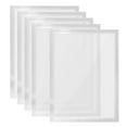 thumbnail image 1 of Uxcell 12.8" x 17.72" Magnetic Display Frame A3 Adhesive Magnetic Sign Holder Silver 5 Pack, 1 of 5