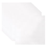 Uxcell 12.8x12.8 Vinyl Record Inner Sleeves, 25 Pcs 3 Mil Anti-Static Clear Plastic Record Covers Durable Disc Sleeves for LP Albums Storage Collection Protection