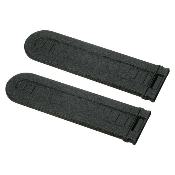 Uxcell 12" Chainsaw Chain Bar Protective Cover, Plastic Scabbard Guard, Tools Plate Protect Anti Scratch, Black 2Pcs