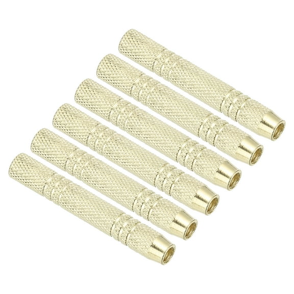 Uxcell 12 Grams Metal Dart Replacements Barrel, Gold Tone 6Pcs