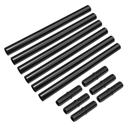 Uxcell 12 Inch Landscape Light Replacement Solar Torch Light Extension Pole and Joint Kit 6 Set