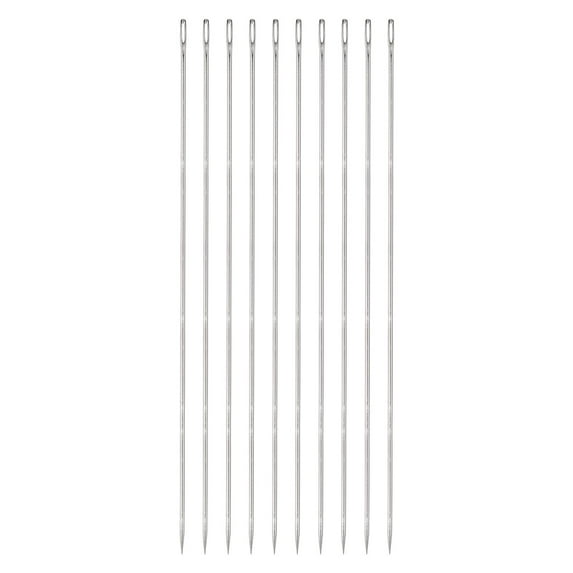 Uxcell 12 inch Upholstery Needles Stainless Steel Large Eye Sewing Needles 10 Pack
