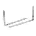 thumbnail image 1 of Uxcell 12" Length Stainless Steel L Shaped Angle Bracket Brace 2pcs, 1 of 4