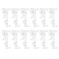 thumbnail image 1 of Uxcell 12 Pack 2 inch Clear Valance Clips, Hidden Window Blind Valance Retainer Holder for Horizontal Blind, Style 7, 1 of 6
