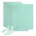 thumbnail image 1 of Uxcell 12 Pack Binding Covers, B5(10.3x7.2 Inch) 22 Mil Plastic Notebook Covers Sheets with Binding Comb for Book Report Presentation, Light green, 1 of 6