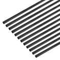 thumbnail image 1 of Uxcell 12-Pack Carbon Fiber Rods, 200mm Length 0.5mm Dia Carbon Fiber Solid Matte Pole, 1 of 7
