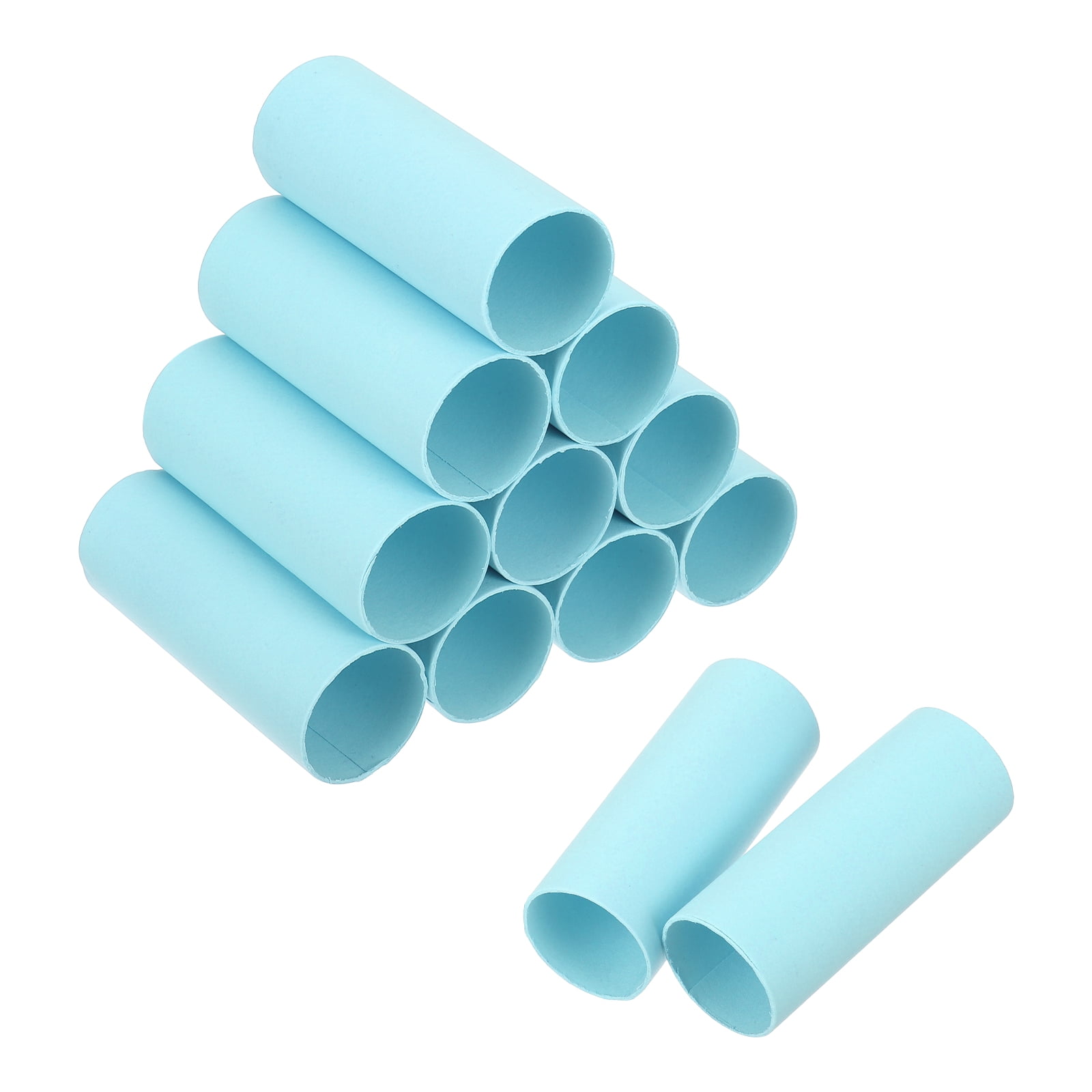 Uxcell 12 Pack Cardboard Tubes,Toilet Paper Rolls Corrugated Roll,3.94x1.58",Sky Blue