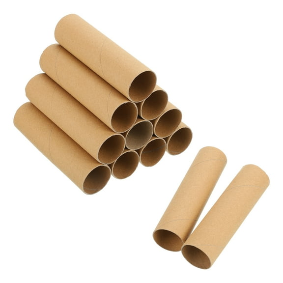 Uxcell 12 Pack Cardboard Tubes,Toilet Paper Rolls Corrugated Roll,5.91x1.58",Brown