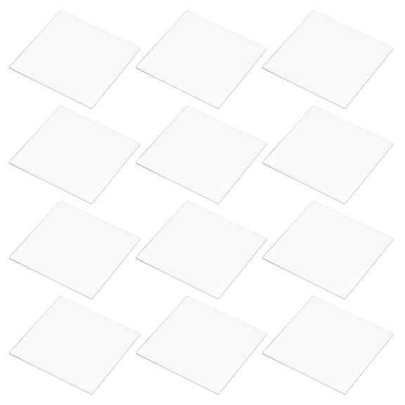 Uxcell 12 Pack Glass Table Top Bumper, 60mm Clear Self Adhesive Anti Slip Pads Table Spacers Whirl Silicone Bumpers for Patio Glass Tables, Cutting Board
