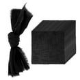 thumbnail image 1 of Uxcell 12 Pack Handmade Cloth Napkins, 16.5x16.5 Inch Cotton Napkins with Fringe Square Rustic Table Napkin for Wedding Party Dinner Table Decor Bridal Shower, Black, 1 of 6