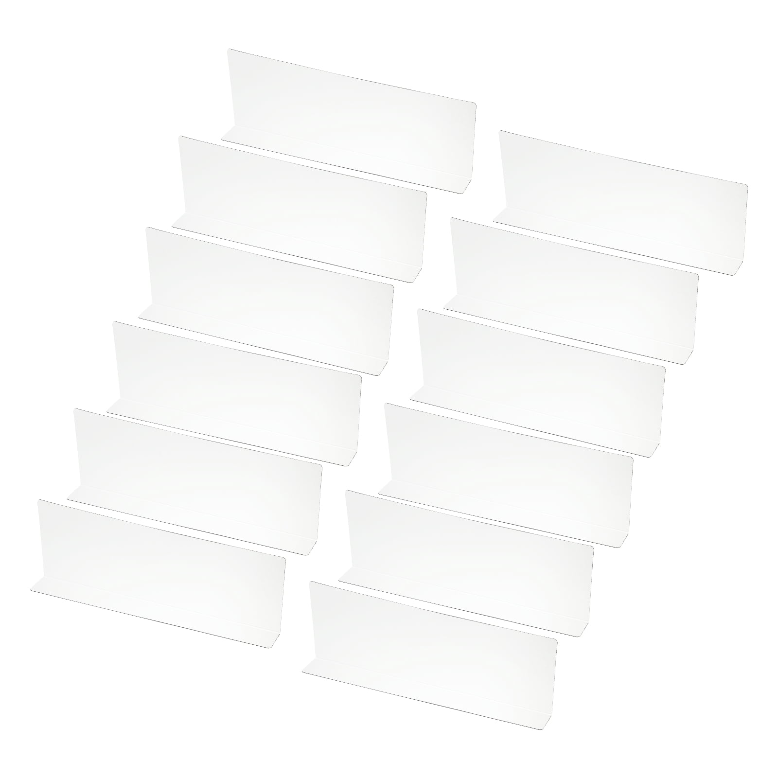 Uxcell 12 Pack Shelf Dividers for Closet Organization, 13.8x1.57x4.7 ...