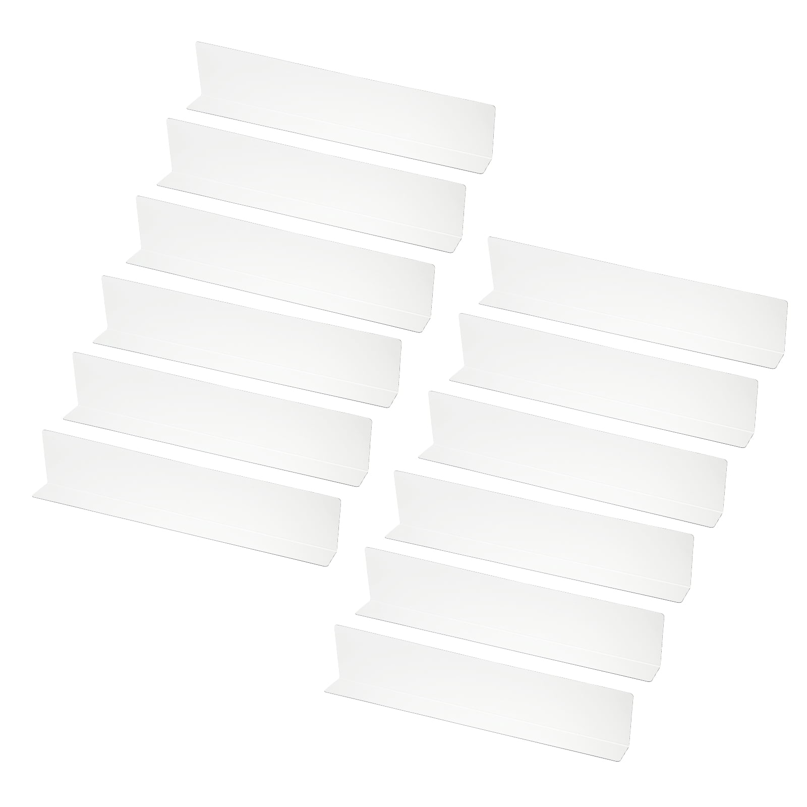 Uxcell 12 Pack Shelf Dividers for Closet Organization, 15.7x1.57x3.1 ...