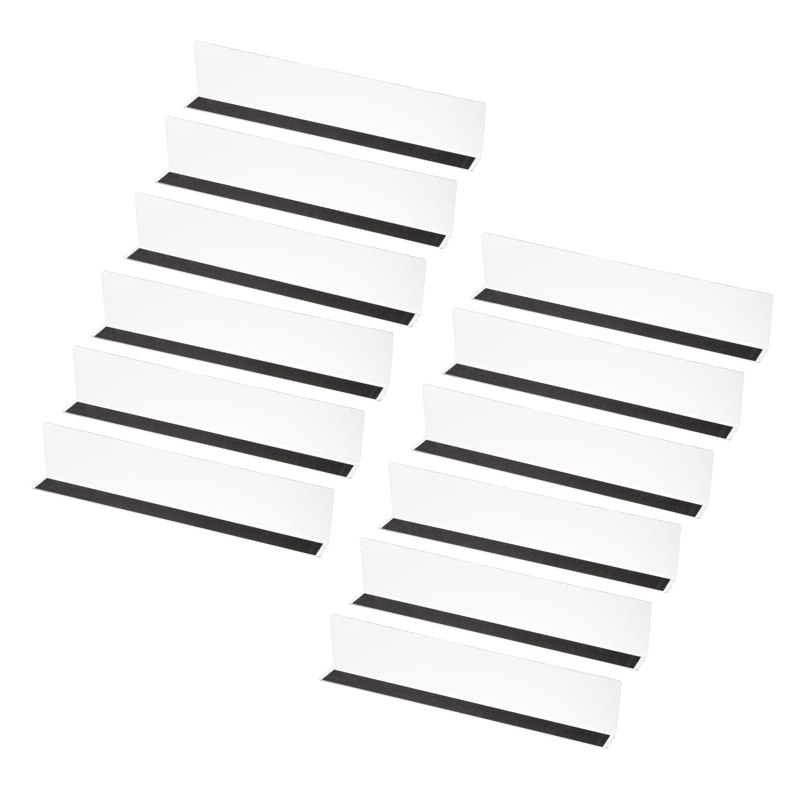 Uxcell 12 Pack Shelf Dividers for Closet Organization, 15.7x1.57x3.1 ...