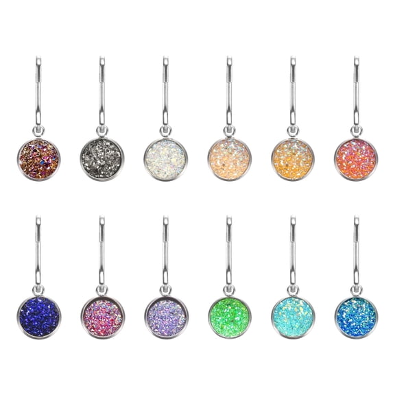 Uxcell 12 Pack Zipper Pulls Charm, Zipper Pull Replacement Repair Zip Head Handle for Luggage Clothing Jackets Backpacks Boots (Multicolor)