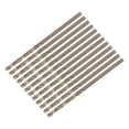thumbnail image 1 of Uxcell 12 Packs 1.5mm Gold Titanium Coated High Speed Steel (HSS) 4341 Twist Drill Bits, 1 of 5