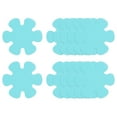 thumbnail image 1 of Uxcell 12 Packs Non Slip Stickers 3.94" Bath Shower Floor Flower Style Decals Blue, 1 of 6