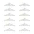 thumbnail image 1 of Uxcell 12 Packs Vintage Resin Picture Frame Lace Photo Frame for DIY Accessories, White, 1 of 6