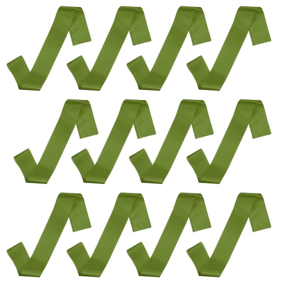 Uxcell 12 Pcs Blank Satin Sash, 71" x 4.7" Pageant Sash Plain Senior Party Decorations for Women Bride Birthday Wedding Graduation DIY Custom, Light Green