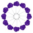 thumbnail image 1 of Uxcell 12 Pcs Groom Boutonnieres Rose Boutonnieres Pins for Men Wedding Ceremony Formal Party, Dark Purple, 1 of 5