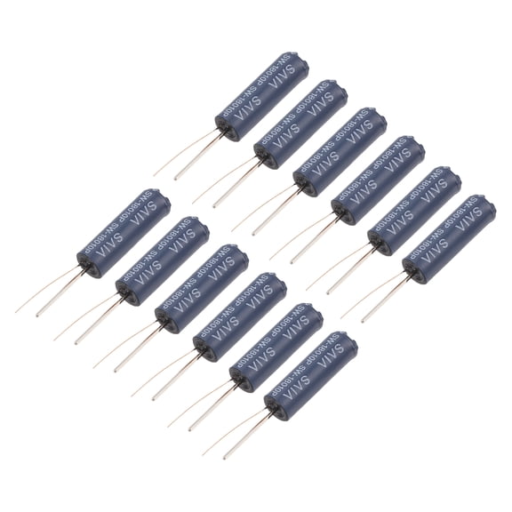 Uxcell 12 Pcs SW-18010P Vibration Sensor, 24V 0.2mA High Sensitivity Spring Electronic Sensor Switch for Electronic Component Current Circuit, Blue