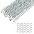 thumbnail image 1 of Uxcell 12 Pcs Spiral Metal Corset Boning, 14x2.8 Inch Carbon Steel Boning Precut Tips with Cap Head for Corset Crafts, 1 of 7
