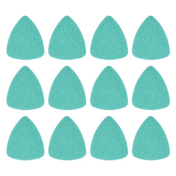 Uxcell 12 Pcs Ukulele Picks, 3.2mm Soft Wool Felt Bass Guitar Picks Ukulele Accessories for Acoustic Guitar Bass, Blue