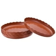 thumbnail image 1 of Uxcell 12" Plastic Wave Round Plant Pot Saucer Flower Drip Tray, Red 6 Pack, 1 of 5