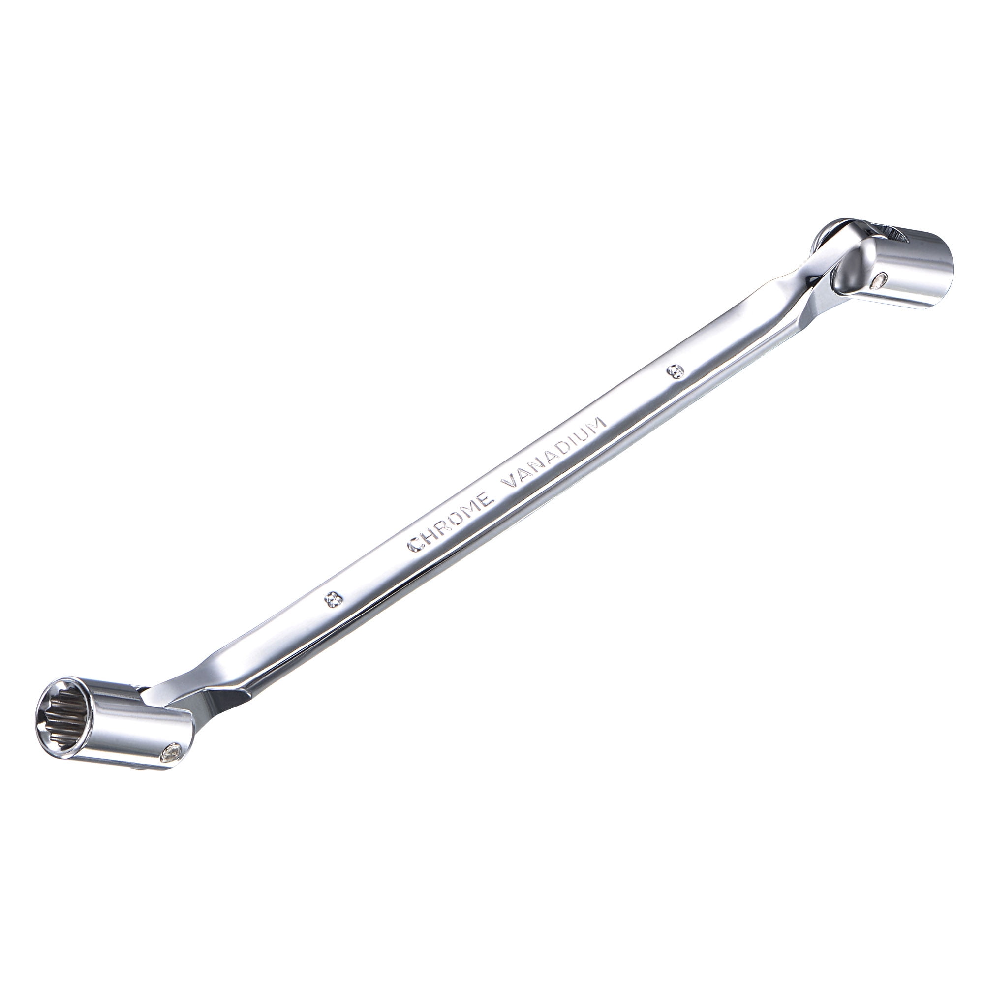 Uxcell 12 Point Flexible Head Socket Wrench, 8mm x 9mm Metric Double