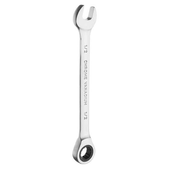 Uxcell 12-Point Ratcheting Combination Wrench 1/2 Inch 72-Teeth 45# Carbon Steel