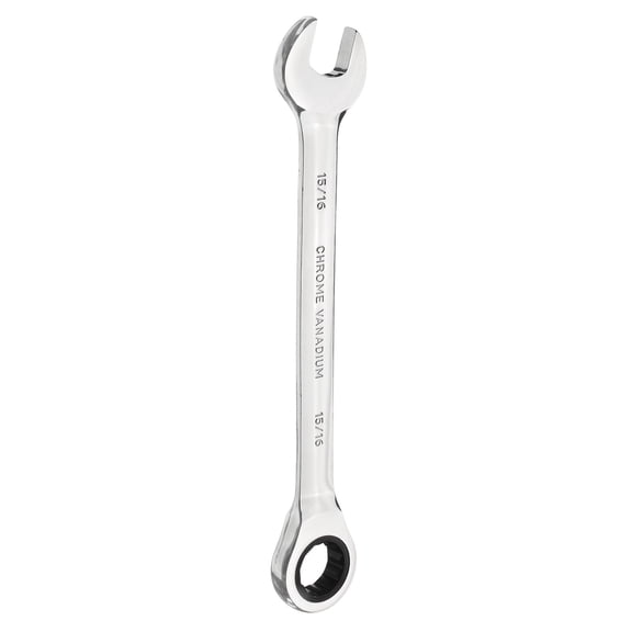 Uxcell 12-Point Ratcheting Combination Wrench 15/16 Inch 72-Teeth 45# Carbon Steel