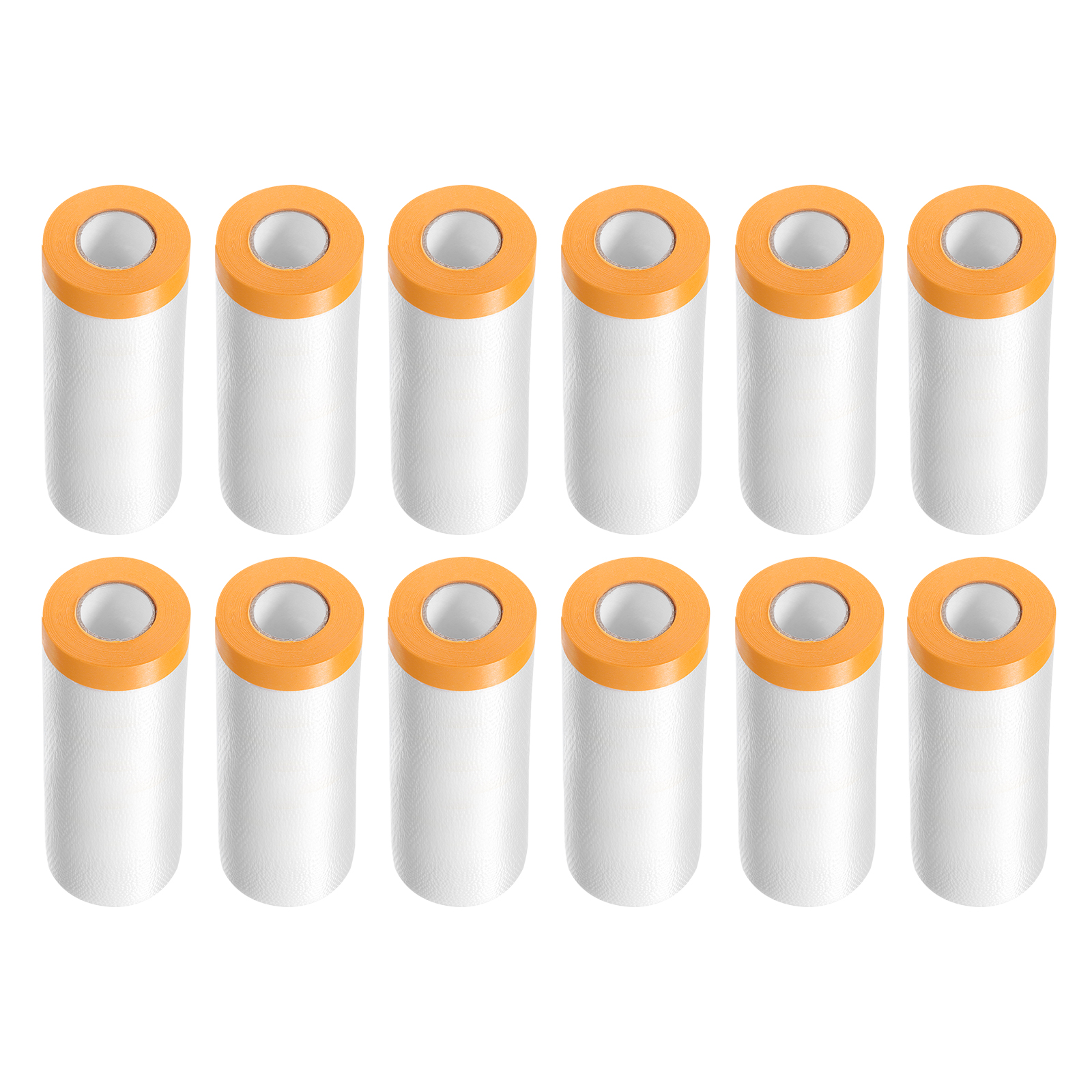 SKmax PRE-TAPED MASKING FILM PAINTER'S PLASTIC 3 FEET BY 82 FEET 8ROLLS – SKMAX