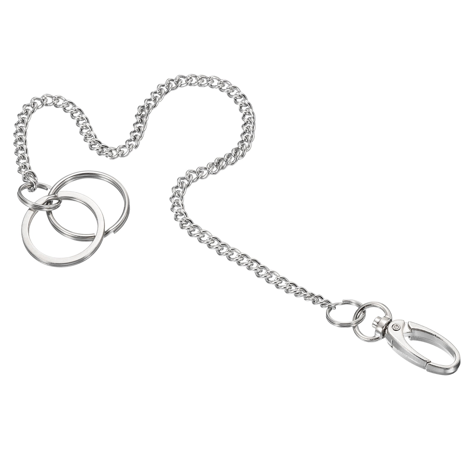 10 - 50 Pcs 5CM New Metal Key Ring Swivel Lobster Clasp Key Clips Keychain  Split Ring DIY Jewelry/Bag/Pet leash - AliExpress