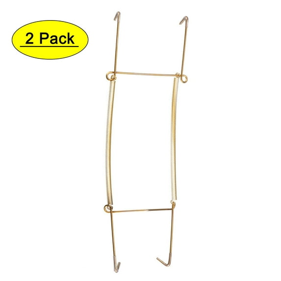 Uxcell 12" U Type Plate Hanger Stainless Steel Iron Zinc Plated 5 Pack