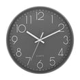 thumbnail image 1 of Uxcell 12" Wall Clock Battery Operated Silent Non Ticking Round Clock, Gray, 1 of 6