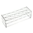 thumbnail image 1 of Uxcell 12-Well Acrylic 30mm Hole Diameter Test Tube Rack Holder Clear, 1 of 5