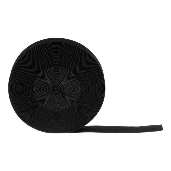 Uxcell 12 Yards Sewing Elastic Bands 0.79" Width Flat Knit Stretch Elastic Cord for DIY Projects Crafts, Black