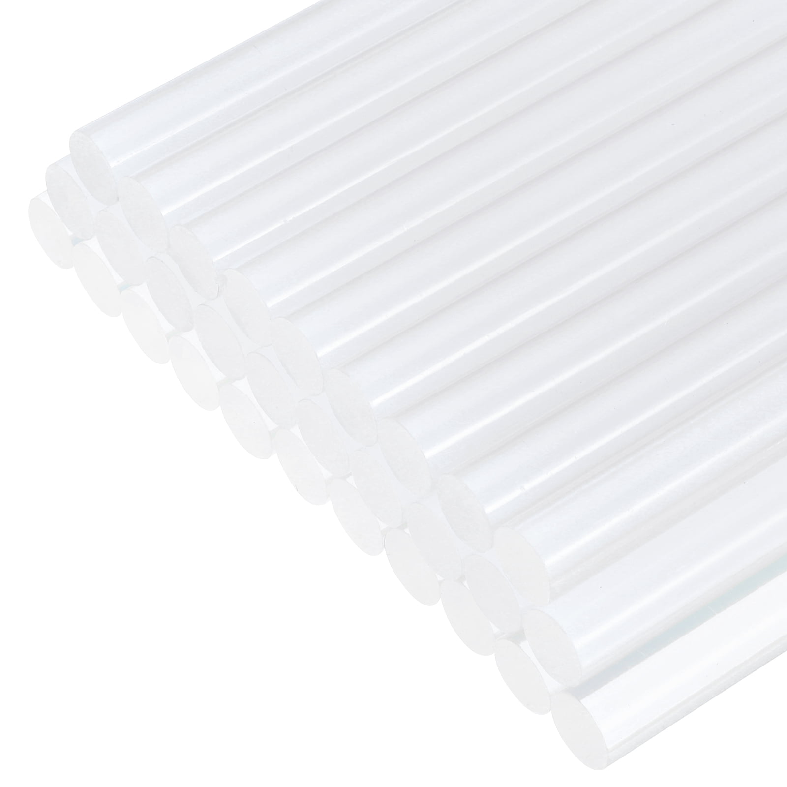 Uxcell Mini Hot Glue Gun Sticks 12" x 0.43" High Sticky Glue Sticks for Glue Gun Clear 30Pcs