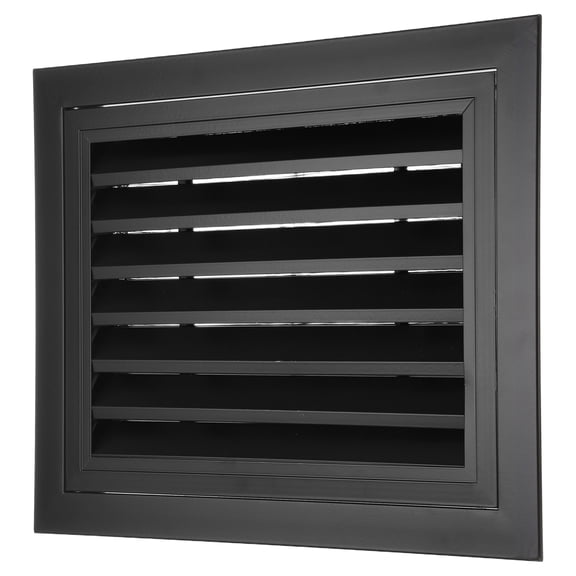Uxcell 12" x 16" Aluminum Gable Vent, 1Pcs Return Grille Gable Louver Air Vent with Screen Mesh Filter Removable Door for Sidewall Wall Ceiling Floor Attic Shed HVAC System, Black